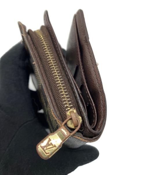 LOUIS VUITTON（ルイ ヴィトン）LOUIS VUITTON (ルイ ヴィトン) コンパクトジップ ブラウンの古着・服飾アイテム