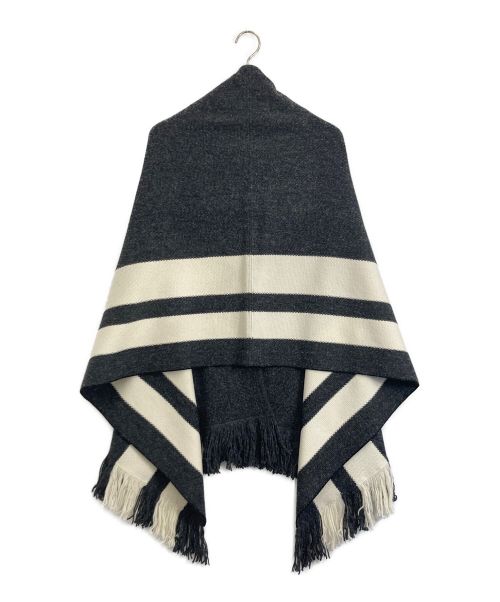 ADAWAS（アダワス）ADAWAS (アダワス) ADAWAS(アダワス) フリンジストール グレーの古着・服飾アイテム