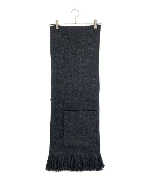 ADAWAS（アダワス）ADAWAS (アダワス) ADAWAS(アダワス) フリンジストール グレーの古着・服飾アイテム