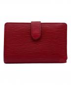 LOUIS VUITTONルイ ヴィトン）の古着「LOUIS VUITTON エピ ポルトフォイユ ヴィエノワ」｜カスティリアン・レッド