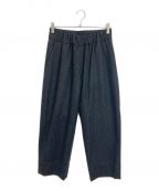 MARGARET HOWELLマーガレットハウエル）の古着「FOX FLANNEL ウールパンツ」｜ブラック