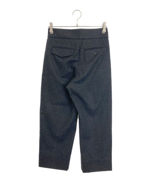 MARGARET HOWELL（マーガレットハウエル）MARGARET HOWELL (マーガレットハウエル) FOX FLANNEL ウールパンツ ブラック サイズ:Ⅰの古着・服飾アイテム