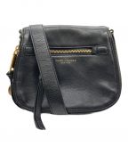 MARC JACOBSマークジェイコブズ）の古着「MARC JACOBS(マーク ジェイコブス) レザーショルダーバッグ」｜ブラック