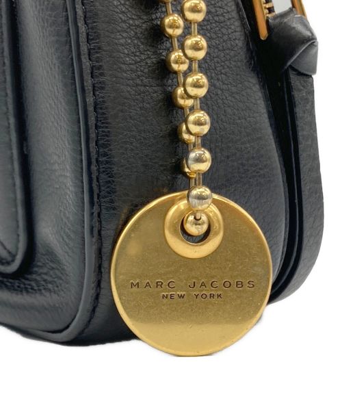MARC JACOBS（マークジェイコブズ）MARC JACOBS (マーク ジェイコブス) MARC JACOBS(マーク ジェイコブス) レザーショルダーバッグ ブラックの古着・服飾アイテム
