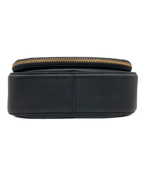 MARC JACOBS（マークジェイコブズ）MARC JACOBS (マーク ジェイコブス) MARC JACOBS(マーク ジェイコブス) レザーショルダーバッグ ブラックの古着・服飾アイテム