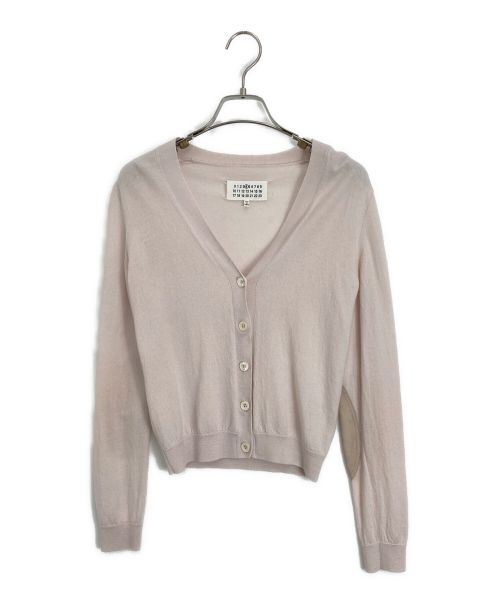 Maison Margiela（メゾンマルジェラ）Maison Margiela (メゾンマルジェラ) エルボーパッチ カーディガン ピンク サイズ:Sの古着・服飾アイテム
