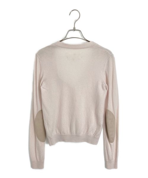 Maison Margiela（メゾンマルジェラ）Maison Margiela (メゾンマルジェラ) エルボーパッチ カーディガン ピンク サイズ:Sの古着・服飾アイテム