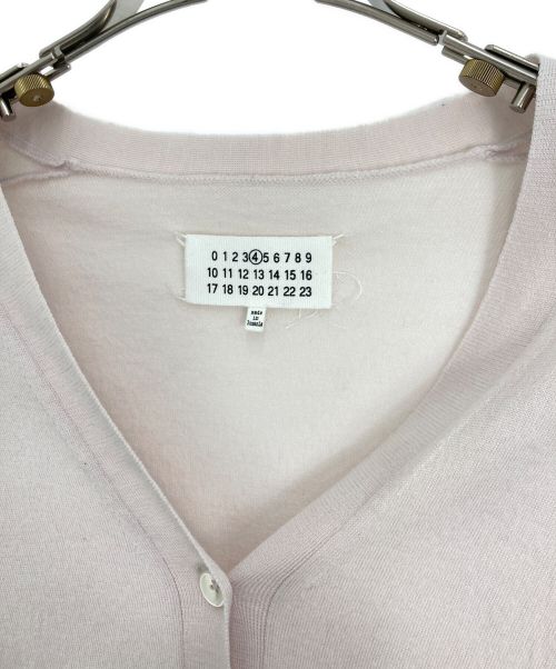 Maison Margiela（メゾンマルジェラ）Maison Margiela (メゾンマルジェラ) エルボーパッチ カーディガン ピンク サイズ:Sの古着・服飾アイテム