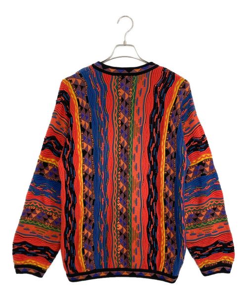 TUNDRA（ツンドラ）TUNDRA (ツンドラ) TUNDRA 3Dニット ピンク×ブルー サイズ:Mの古着・服飾アイテム