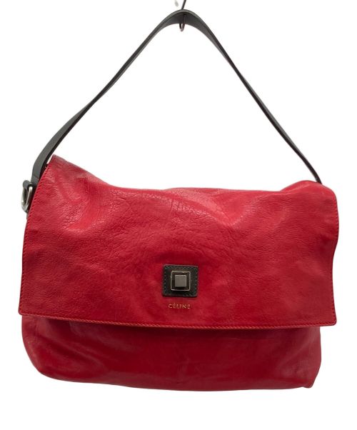 CELINE（セリーヌ）CELINE (セリーヌ) ワンショルダーバッグ レッドの古着・服飾アイテム