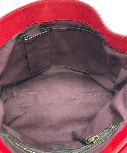 CELINE（セリーヌ）CELINE (セリーヌ) ワンショルダーバッグ レッドの古着・服飾アイテム