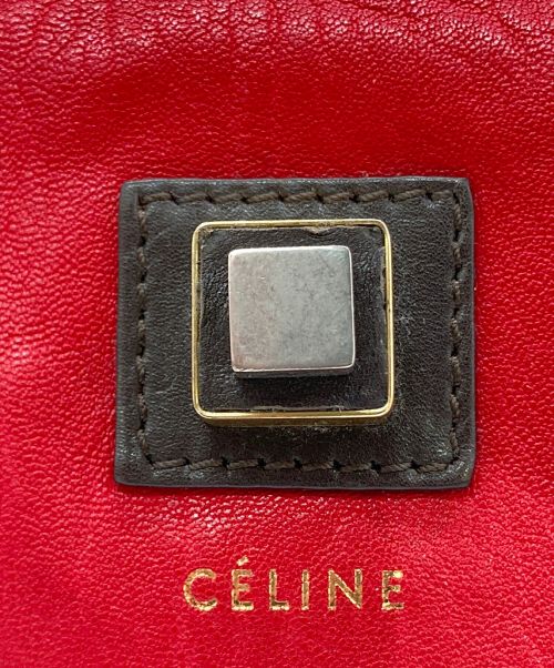 CELINE（セリーヌ）CELINE (セリーヌ) ワンショルダーバッグ レッドの古着・服飾アイテム