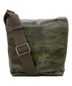 HUNTING WORLDハンティングワールド）の古着「HUNTING WORLD ショルダーバッグ」｜グリーン