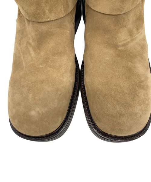 Whim Gazette（ウィムガゼット）Whim Gazette (ウィムガゼット) Whim Gazette（ウィムガゼット）スエードエンジニアブーツ カーキ サイズ:37の古着・服飾アイテム