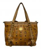 MCMエムシーエム）の古着「ヴィセトス2WAYバッグ」｜ブラウン