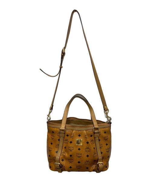 MCM（エムシーエム）MCM (エムシーエム) ヴィセトス2WAYバッグ ブラウンの古着・服飾アイテム
