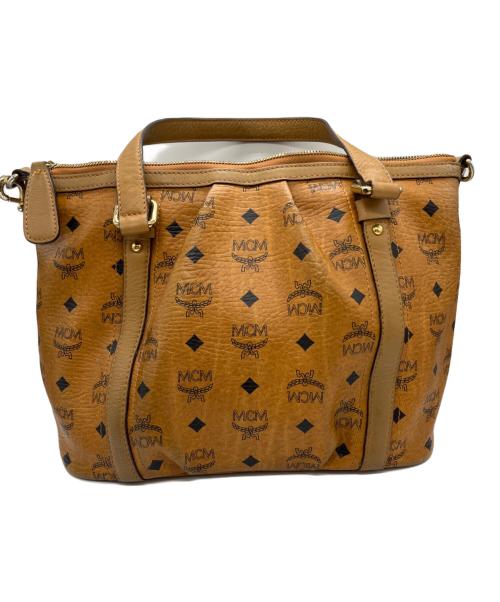 MCM（エムシーエム）MCM (エムシーエム) ヴィセトス2WAYバッグ ブラウンの古着・服飾アイテム