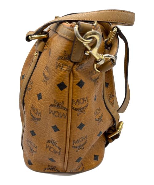 MCM（エムシーエム）MCM (エムシーエム) ヴィセトス2WAYバッグ ブラウンの古着・服飾アイテム