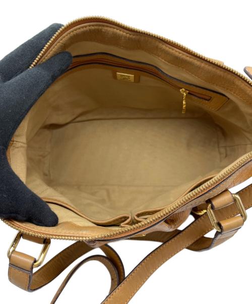 MCM（エムシーエム）MCM (エムシーエム) ヴィセトス2WAYバッグ ブラウンの古着・服飾アイテム