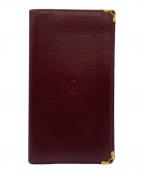 Cartierカルティエ）の古着「Cartier マストライン 二つ折り財布」｜ワインレッド