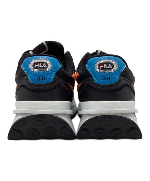 FILA×エヴァンゲリオン（フィラ）FILA×エヴァンゲリオン (フィラ) FILA レンノ×エヴァンゲリオン リミテッド スニーカー ブラック×オレンジ サイズ:24.5の古着・服飾アイテム