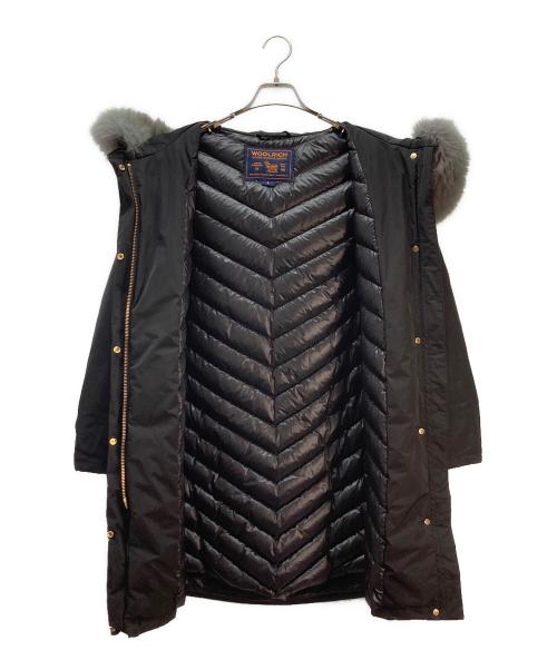 WOOLRICH（ウールリッチ）WOOLRICH (ウールリッチ) BOWBRIDGE COAT　フォックスファーダウンコート ネイビー サイズ:Sの古着・服飾アイテム