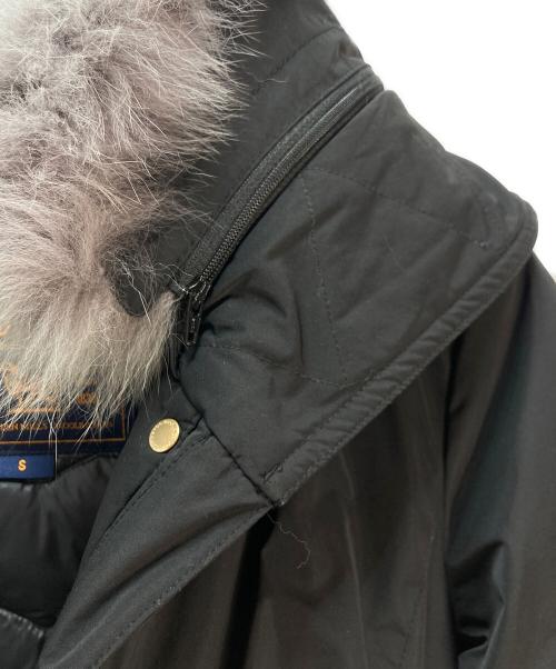 WOOLRICH（ウールリッチ）WOOLRICH (ウールリッチ) BOWBRIDGE COAT　フォックスファーダウンコート ネイビー サイズ:Sの古着・服飾アイテム
