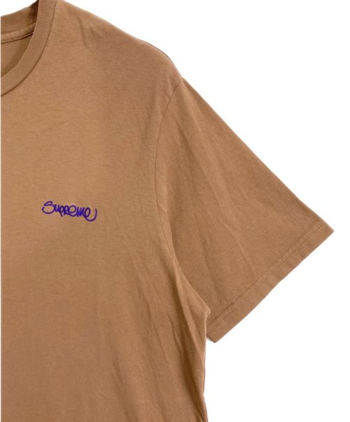 SUPREME（シュプリーム）SUPREME (シュプリーム) SUPREME Washed HANDSTYLES S/S ブラウン サイズ:Lの古着・服飾アイテム