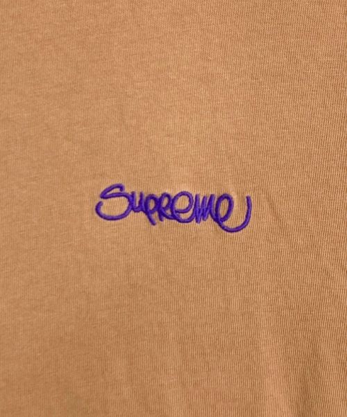 SUPREME（シュプリーム）SUPREME (シュプリーム) SUPREME Washed HANDSTYLES S/S ブラウン サイズ:Lの古着・服飾アイテム