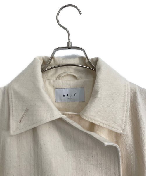 ETRE TOKYO（エトレトウキョウ）ETRE TOKYO (エトレトウキョウ) ヘリンボーンオーバーサイズコート ベージュ サイズ:Mの古着・服飾アイテム