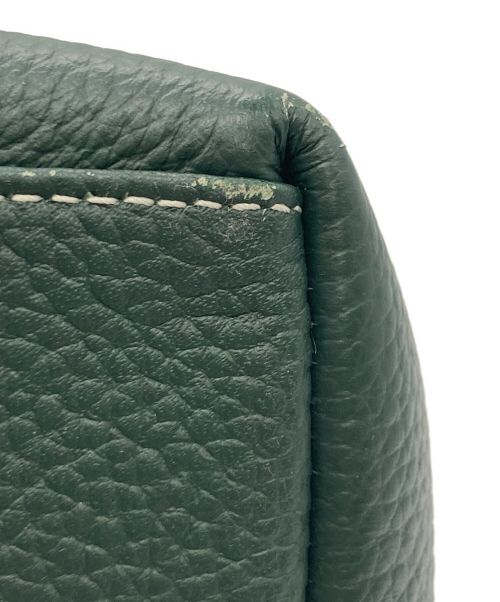 VASIC（ヴァジック）VASIC (ヴァジック) VASIC 巾着ハンドバッグ グリーンの古着・服飾アイテム