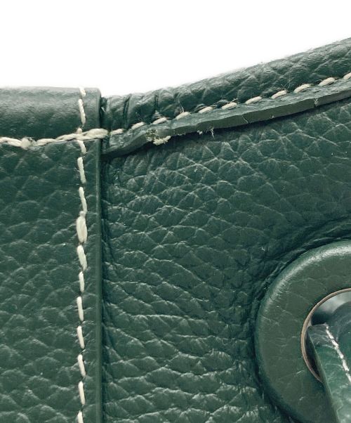 VASIC（ヴァジック）VASIC (ヴァジック) VASIC 巾着ハンドバッグ グリーンの古着・服飾アイテム