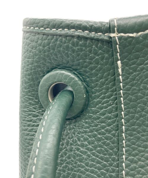 VASIC（ヴァジック）VASIC (ヴァジック) VASIC 巾着ハンドバッグ グリーンの古着・服飾アイテム