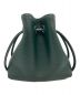 VASIC (ヴァジック) VASIC 巾着ハンドバッグ グリーン：10000円
