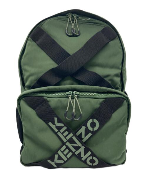 KENZO（ケンゾー）KENZO (ケンゾー) KENZO(ケンゾー) バックパック グリーンの古着・服飾アイテム