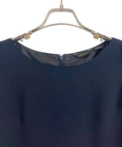 AMERICAN RAG CIE（アメリカンラグシー）AMERICAN RAG CIE (アメリカンラグシー) AMERICAN RAG CIE レーススリーブワンピース ネイビー サイズ:38の古着・服飾アイテム