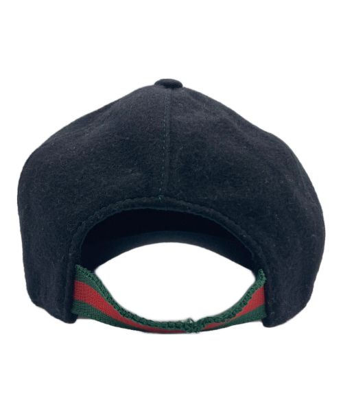GUCCI（グッチ）GUCCI (グッチ) GUCCI/グッチ キャップ ブラックの古着・服飾アイテム