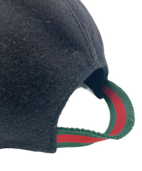 GUCCI（グッチ）GUCCI (グッチ) GUCCI/グッチ キャップ ブラックの古着・服飾アイテム