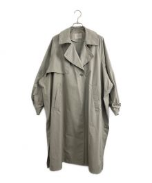 IENA（イエナ）の古着「IENA（イエナ）Pe/ポプリンオーバートレンチコート」｜グリーン