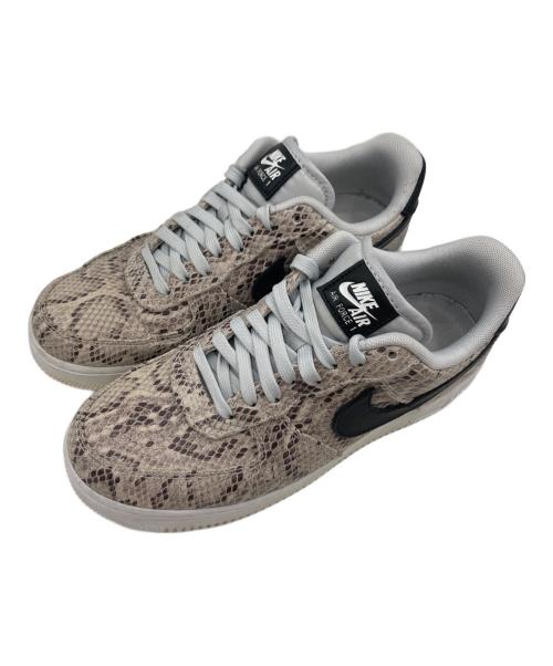 NIKE（ナイキ）NIKE (ナイキ) NIKE AIR FORCE1 LOW Snakeskin グレー サイズ:27cmの古着・服飾アイテム