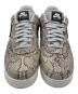 中古・古着 NIKE (ナイキ) NIKE AIR FORCE1 LOW Snakeskin グレー サイズ:27cm：7000円