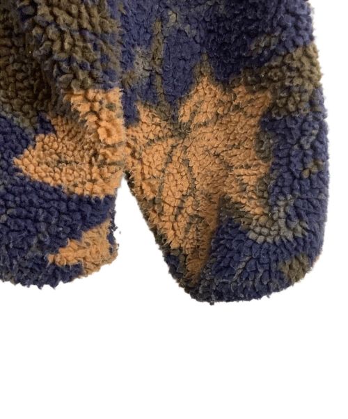 Dime（ダイム）Dime (ダイム) フリースジャケット ブラウン×ネイビー サイズ:Lの古着・服飾アイテム