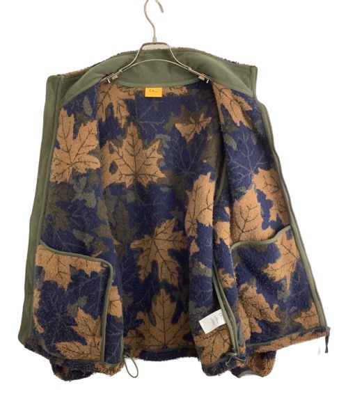 Dime（ダイム）Dime (ダイム) フリースジャケット ブラウン×ネイビー サイズ:Lの古着・服飾アイテム