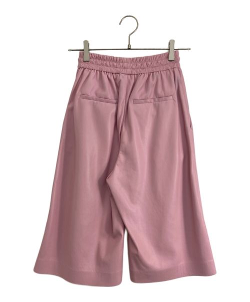 MSGM（エムエスジーエム）MSGM (エムエスジーエム) MSGM フェイクレザーハーフパンツ ピンク サイズ:36の古着・服飾アイテム