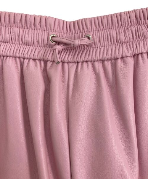 MSGM（エムエスジーエム）MSGM (エムエスジーエム) MSGM フェイクレザーハーフパンツ ピンク サイズ:36の古着・服飾アイテム