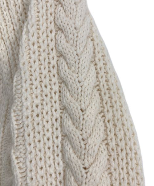 KENZO（ケンゾー）KENZO (ケンゾー) KENZO（ケンゾー）ケーブルニットカーディガン アイボリー サイズ:XSの古着・服飾アイテム