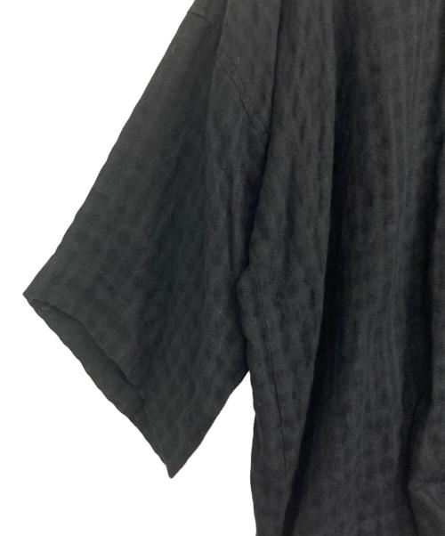 muku（ムク）muku (ムク) MUKU/ムク リネンシャツ ブラック サイズ:無しの古着・服飾アイテム