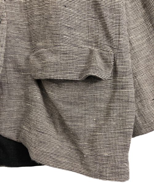 muku（ムク）muku (ムク) MUKU/ムク リネンジャケット グレー サイズ:表記なしの古着・服飾アイテム