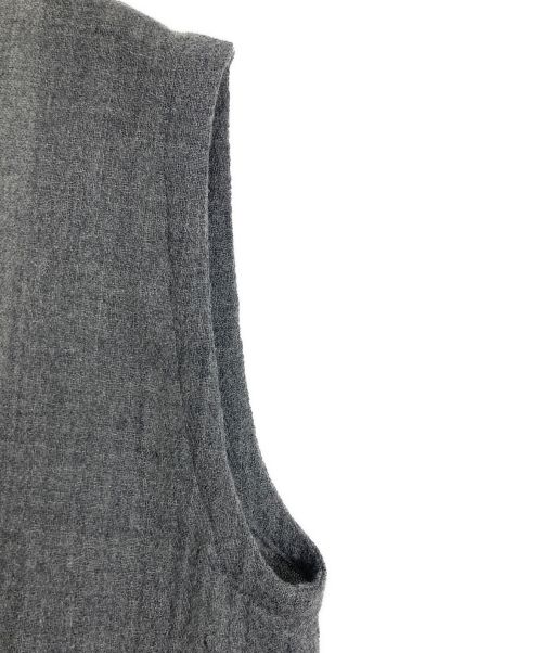 YAAH!!（ヤア）YAAH!! (-) YAAH!! ロングジレ グレー サイズ:表記なしの古着・服飾アイテム