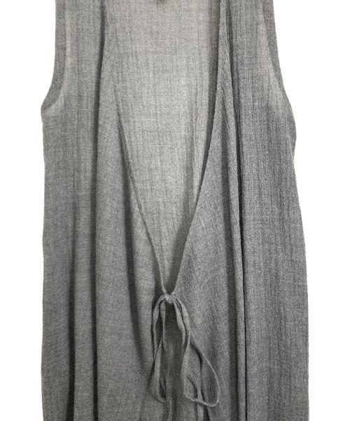 YAAH!!（ヤア）YAAH!! (-) YAAH!! ロングジレ グレー サイズ:表記なしの古着・服飾アイテム